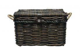 Newlooxs Fietsmand Melbourne 45 liter 45 x 33 cm rotan bruin