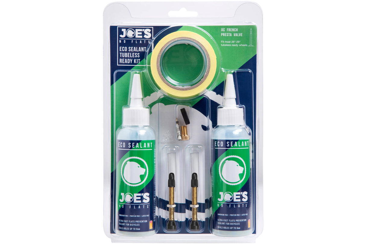 Joe's No Flats Tacheless Ready Kit Eco Eco Scelant 48 mm Valve 21 mm