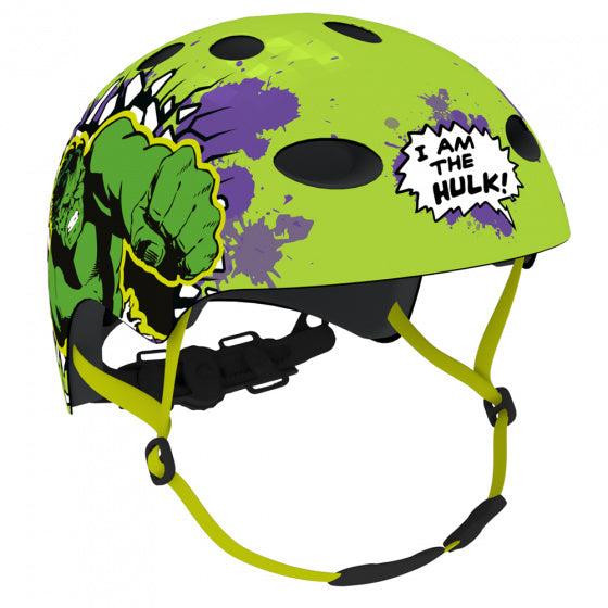 Casque de vélo Disney Hulk Boys Green Taille 54 58 cm