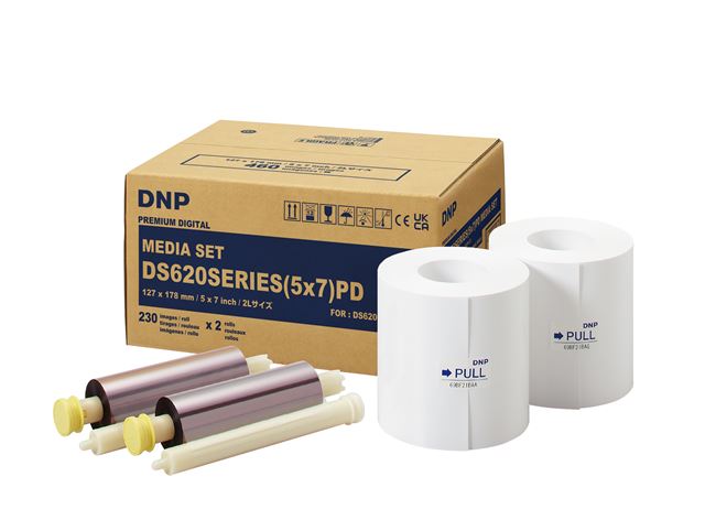 DNP -Papier DM57620 2 Roll � 230 St. 13x18 für DS620