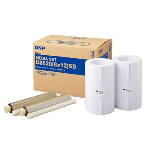 DNP -Papier DM812820 2 Roll � 110 St. 20x30 für DS820