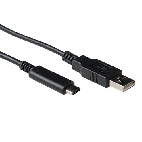 ACT USB 2.0 Forbindelseskabel C Mand en mand 1,00 m