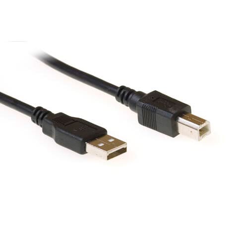 ACT USB 2.0 aansluitkabel USB A man USB B man 1.8 m