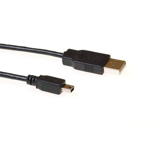 ACT USB 2.0 Connection cable USB A MAN USB Mini B5 Man 1.8m