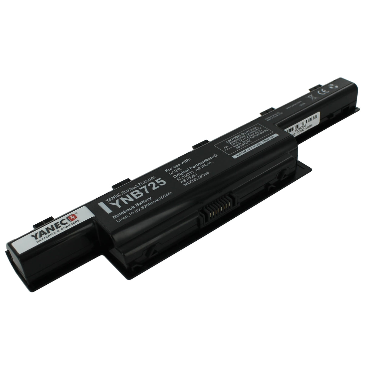 Batteria per laptop Yanec 5200Mah