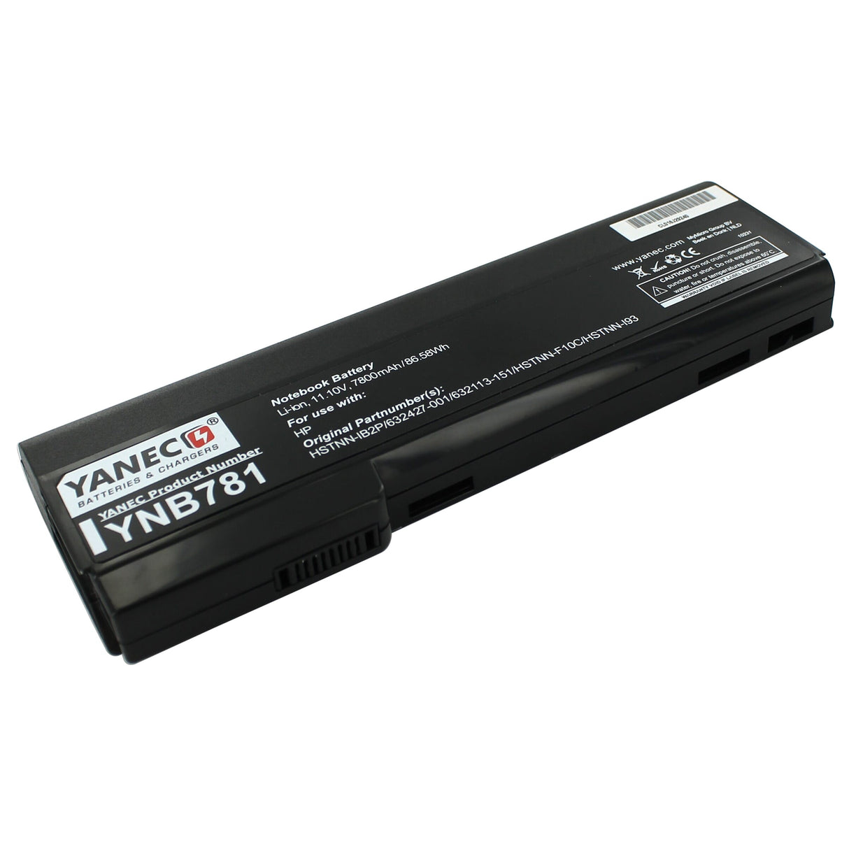 Batería de laptop yanec extendida 7800mAh