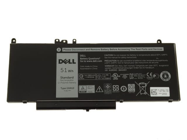 Dell bærbar batteri 7.4V 51Wh 6860mAh