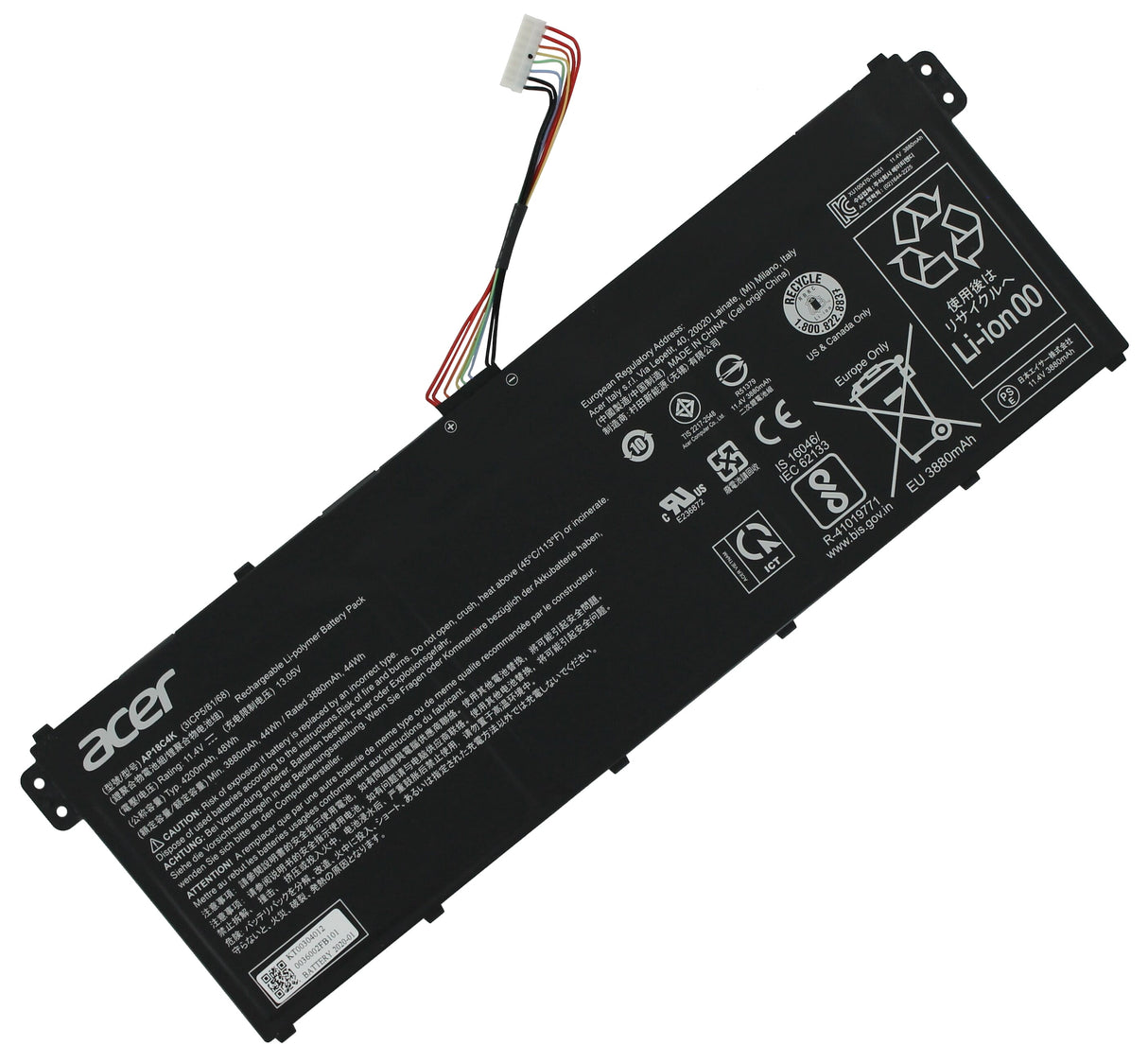 Acer Laptop Batterie 4200Mah