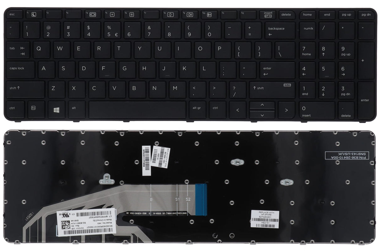 HP LAPTOP Keyboard Qwerty US