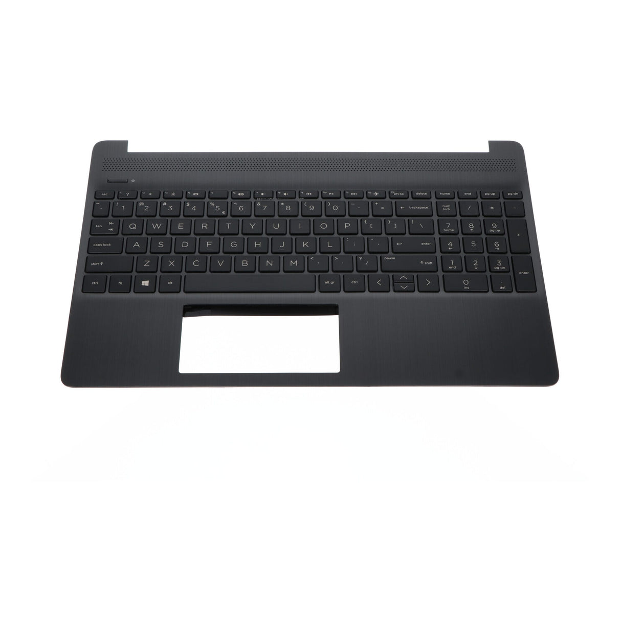 Tastiera per laptop hp qwerty us + cover top grigio