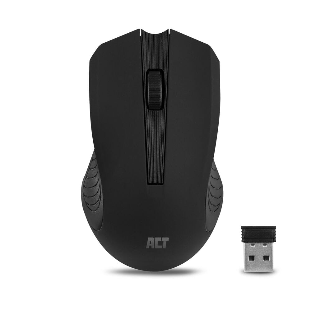 Act Wireless Mouse, 1000 DPI, Black