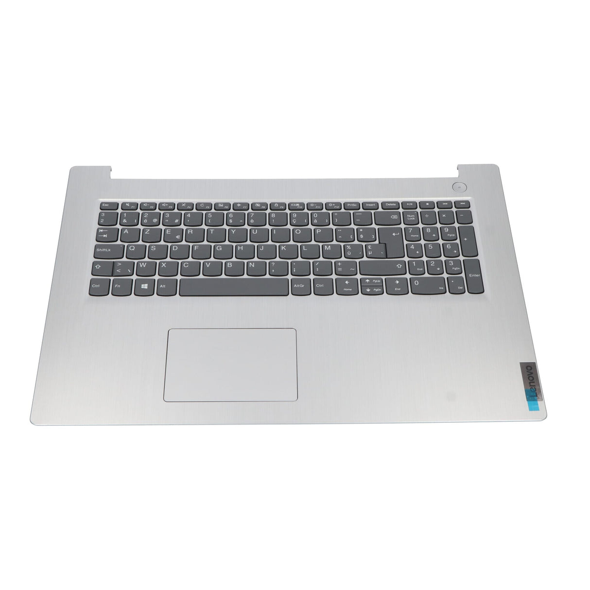 Clavier d'ordinateur portable Lenovo Azerty BE + couvercle supérieur gris