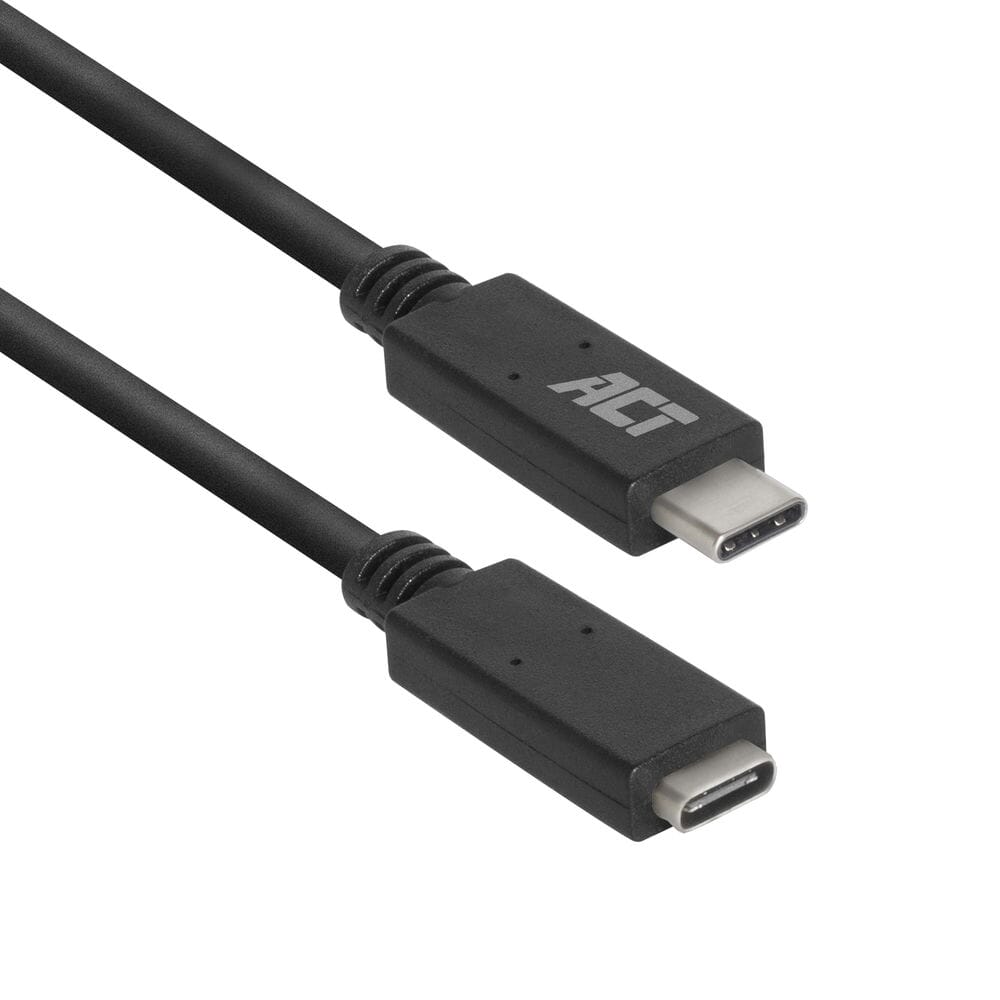 ACT USB 3.2 Gen1 förlängningskabel C manlig C Kvinna 2 M