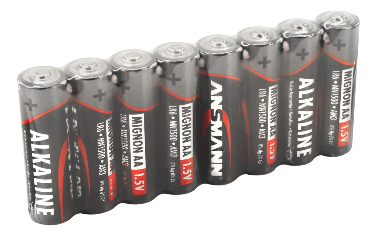 Ansmann Alkaline Battery Mignon AA LR6 8 PCS. Krympet film