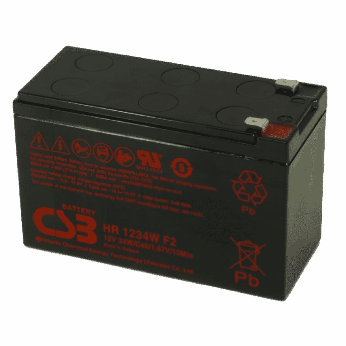 CSB Battery CSB UPS Battery Replacement set RBC17