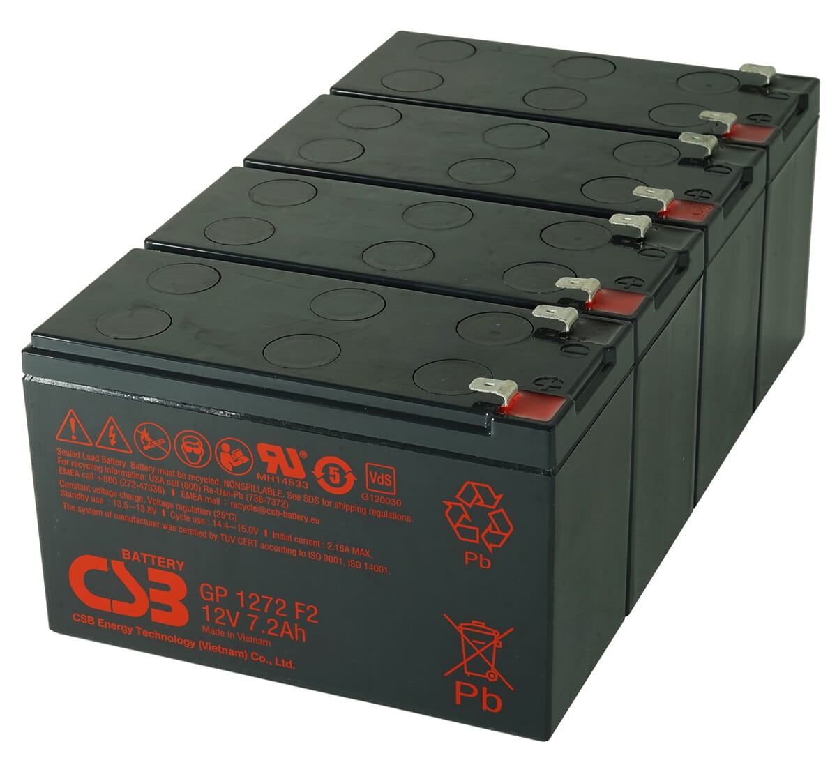 CSB Battery CSB UPS Battery replacement set RBC132