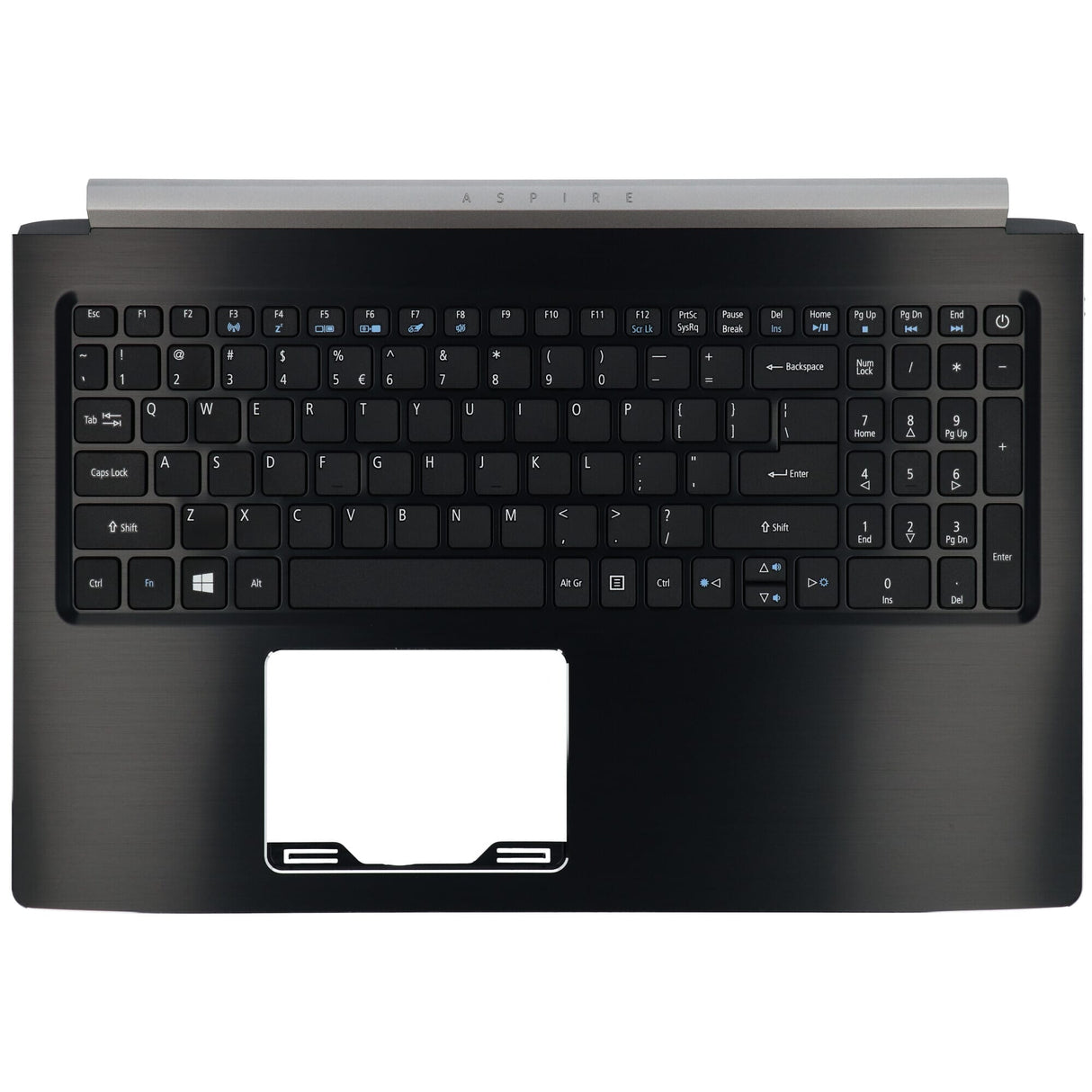 Acer laptop tastatur qwerty us + toppdeksel