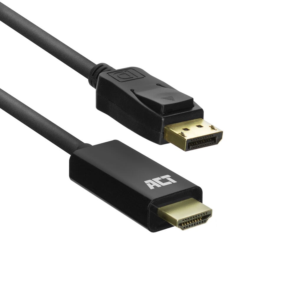 Handle displayport mann til HDMI mannlig adapterkabel, 1,8 m