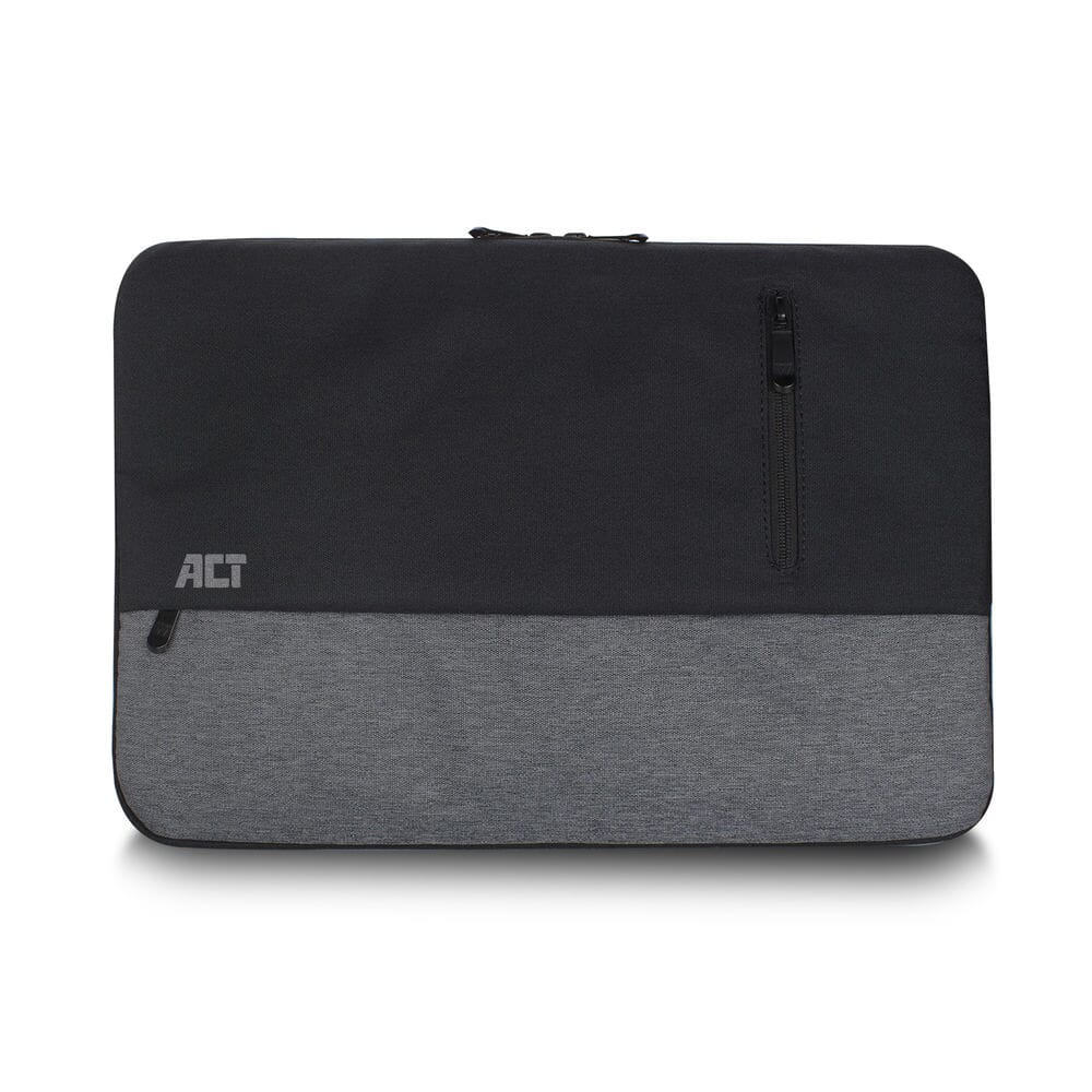 Act Urban Laptop Sleeve da 15,6 pollici, grigio nero