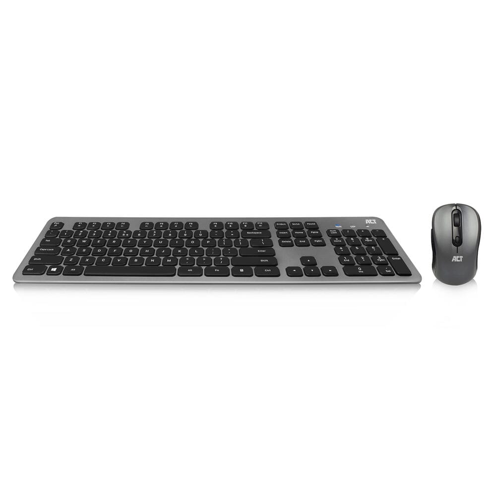 ACT Wireless Set con teclado y mouse (diseño de Qwerty US)