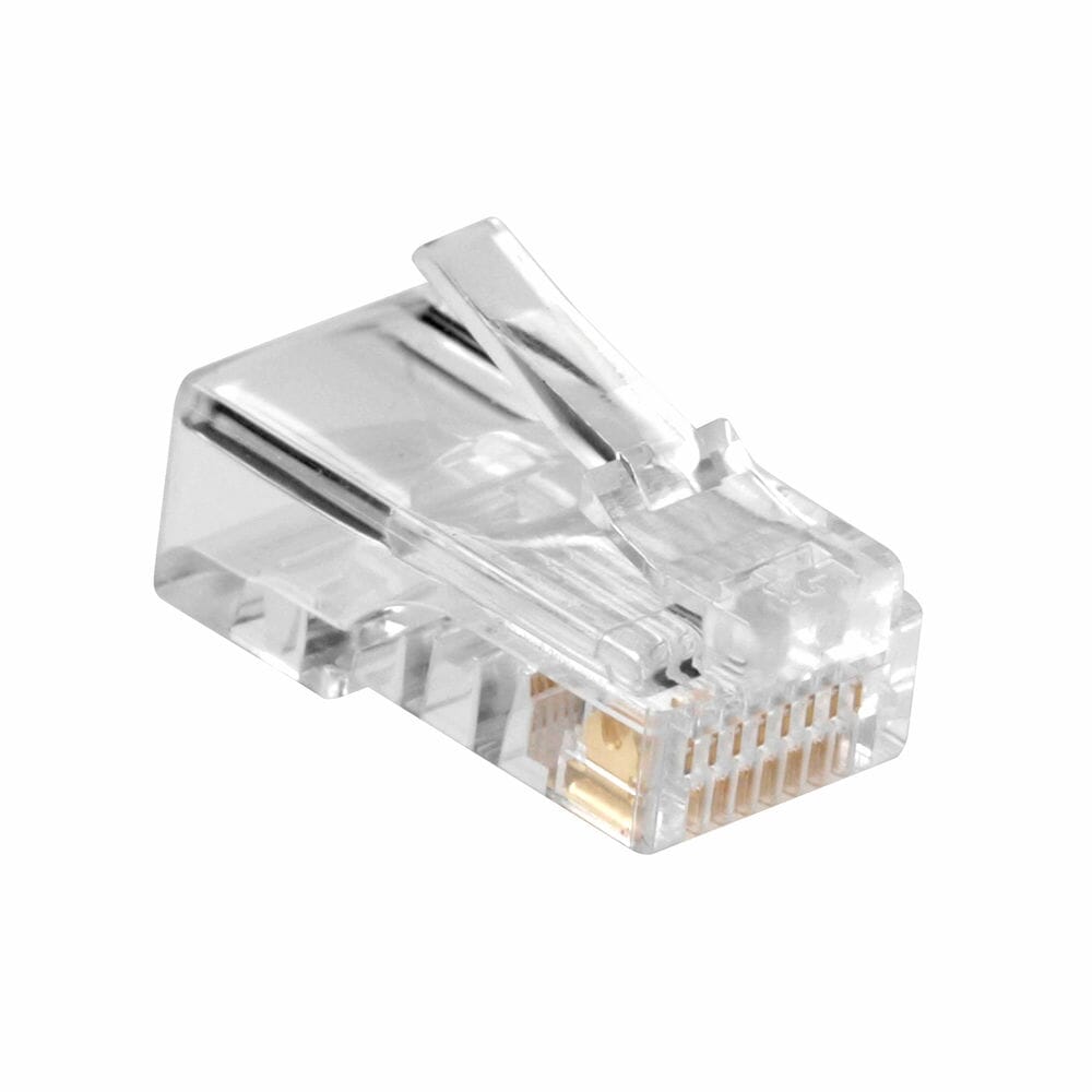 Act Modular Cat5E RJ-45 Connettore (10 pezzi), sacchetto zip