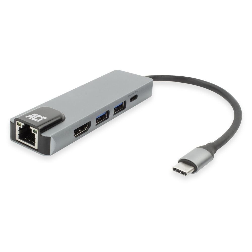 ACT USB-C 4K Docking Station per HDMI Monitor, Ethernet PD