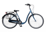 Aldo 28 polegadas bicicleta de entrada baixa conforto alumínio 3v roda livre azul