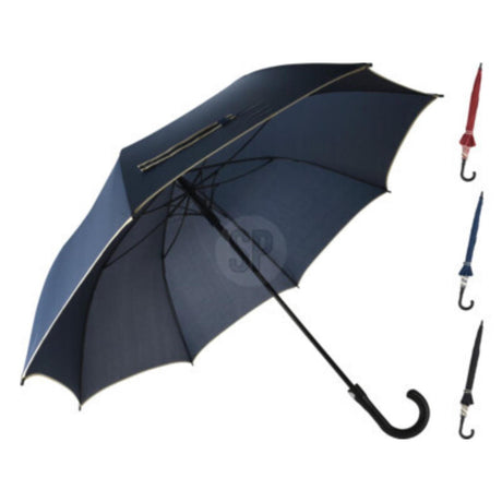 Guarda-chuva com borda bege