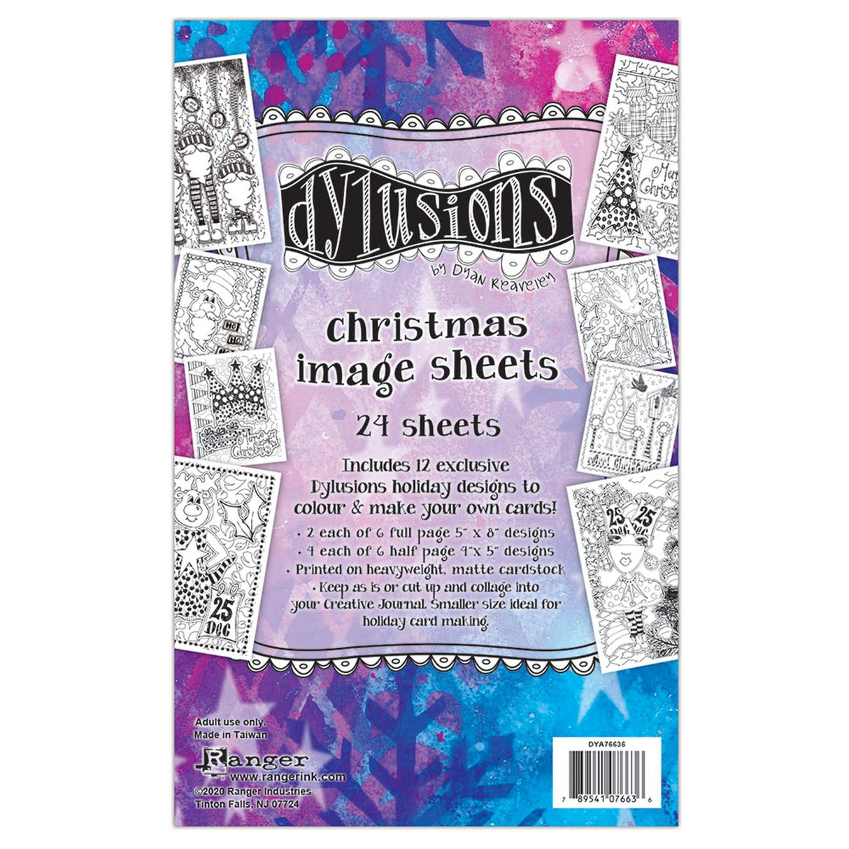 Ranger ink ranger • dylusions image sheets holiday