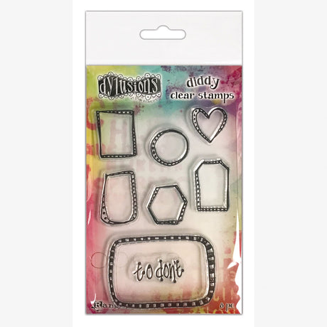 Ranger ink ranger • dylusions diddy clear stamps encaixotá-lo
