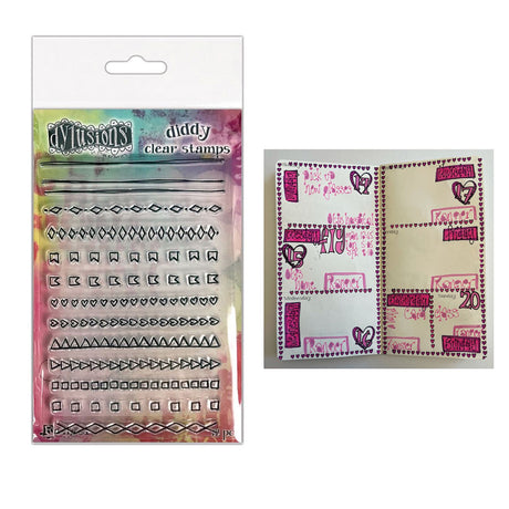 Ranger ink ranger • dylusions diddy clear stamps mini doodles