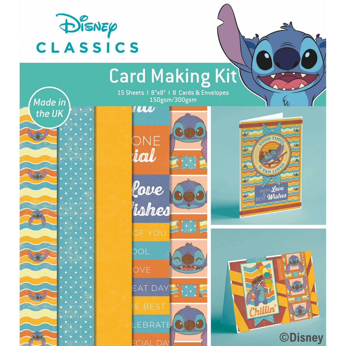 Creative expressions • lilo stitch small card 8x8 kit