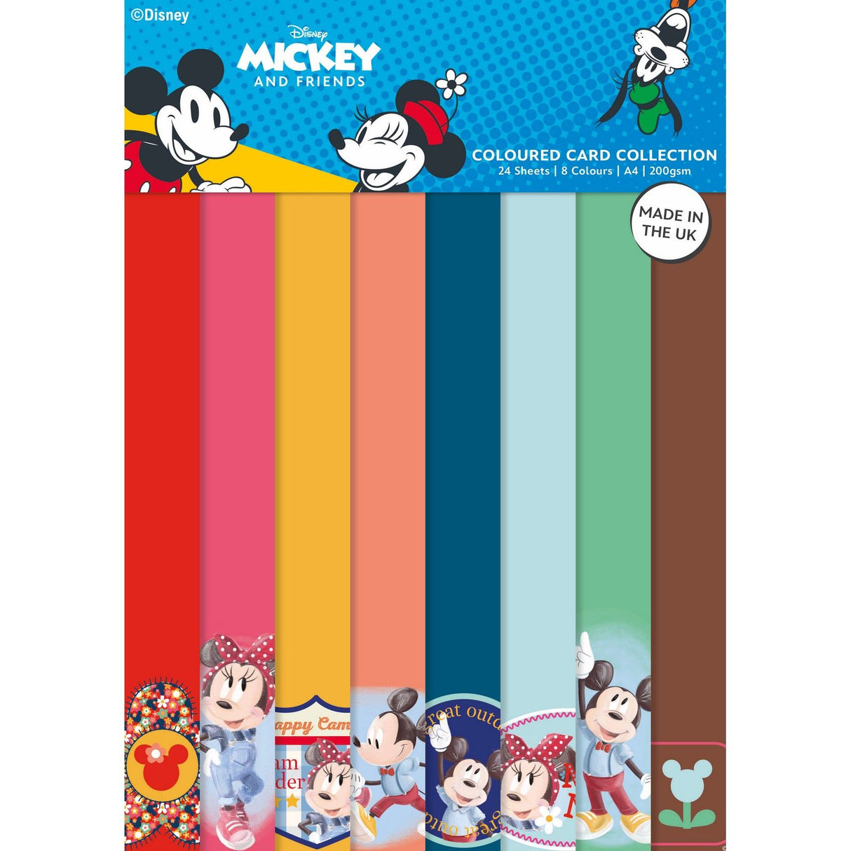 Creative Expressions • Mickey Minnie Colored Card Pack