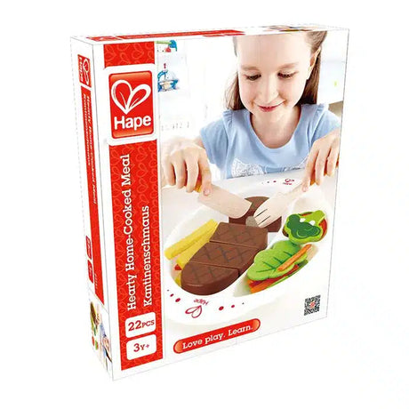 Edugro hape warme maaltijd van hout