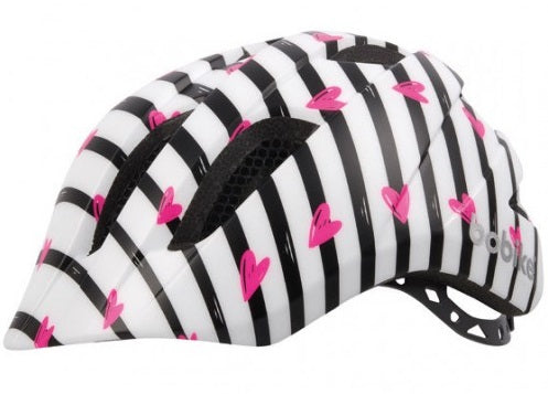 Bobike Kinderhelm plus Pinky Zebra S (52-56CM) Wäiss