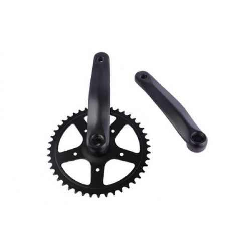 Qtcychectch Qt Cycle Tech Crank Cost 44 TODs 170 mm 3 32 Steel Alu Black 0702782