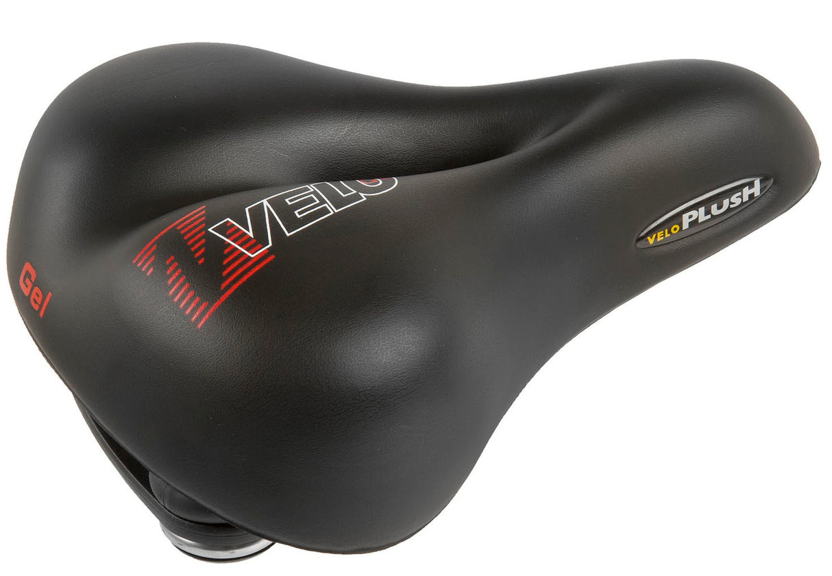 Velo Plush Gel Saddle Elasto City 254x200mm černá na kartě