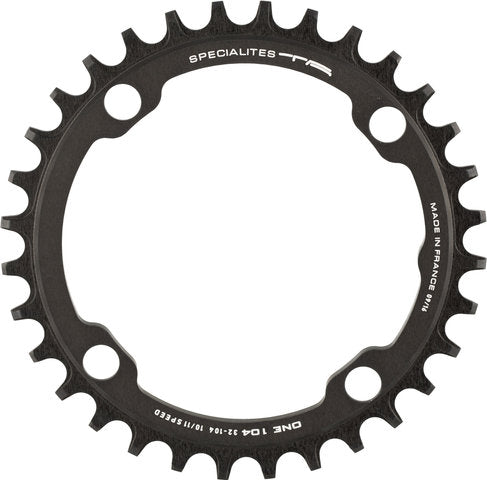 One 104 chainring, 4-arm, 104 mm BCD
