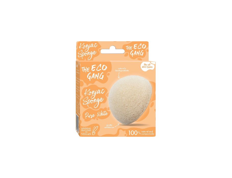 The Eco Gang Konjac Sponge Pure White