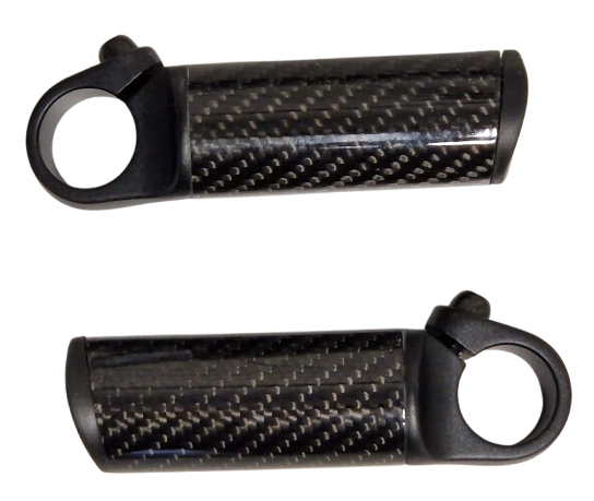 AA+ Carbon Alu Bar Ends 80 mm 22.2 mm