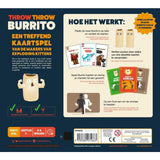 Exploding kittens throw throw burrito - - hilarious party game - card game for family and friends - throw squishy burritos! - Dutch