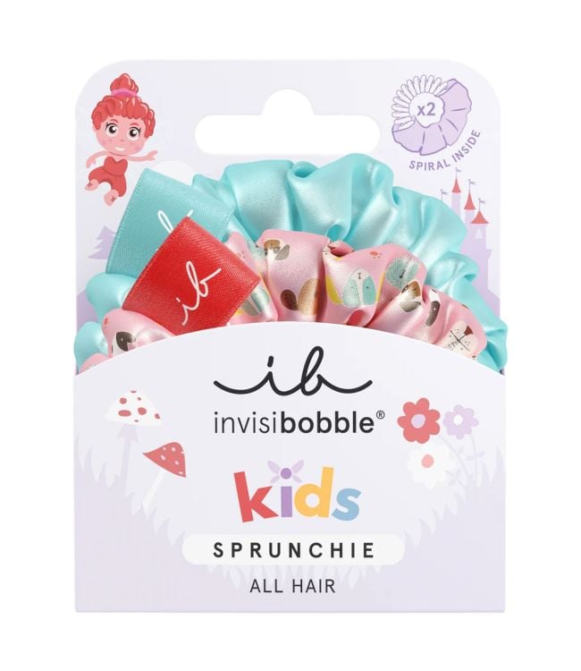 Invisibobble Kanner Sprunchie schlank Welpen Léift 2 Stéck.
