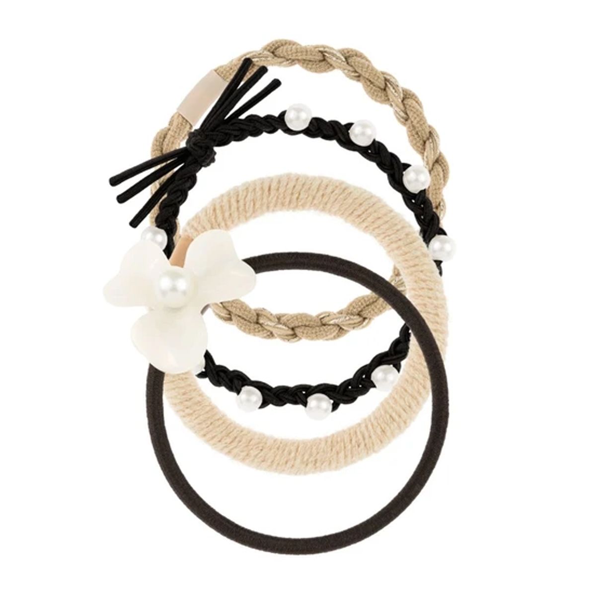 Invisibobble beauties flower pearl 4pcs.