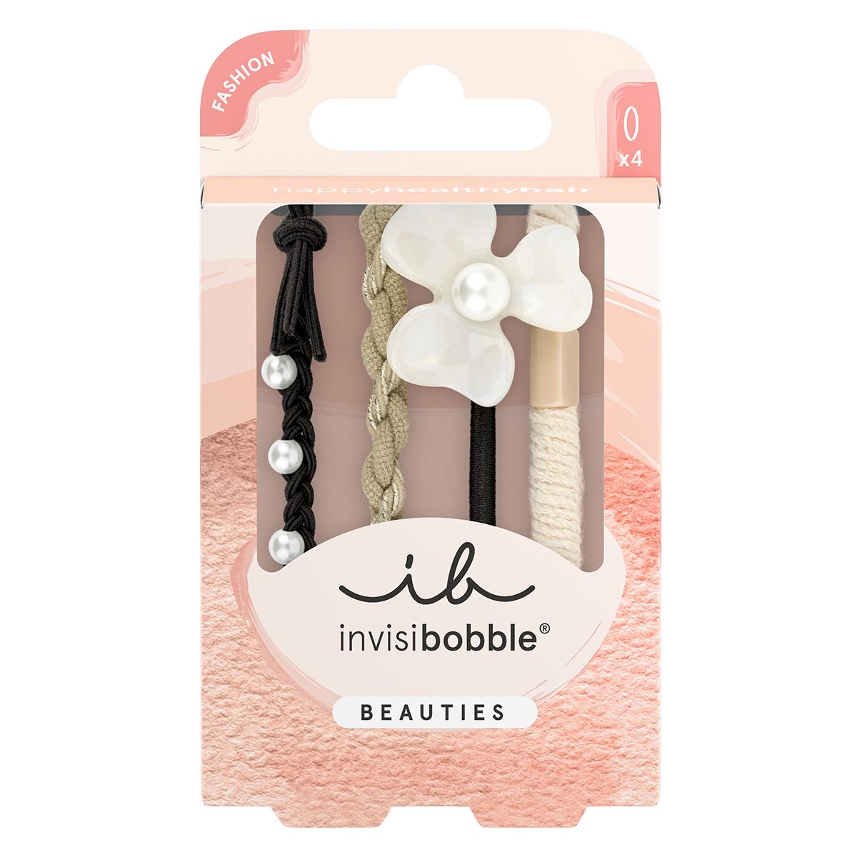 Invisibobble beauties flower pearl 4pcs.