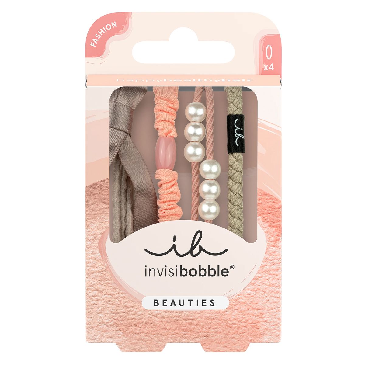 Invisibobble beauties powdery pearl 4pcs.