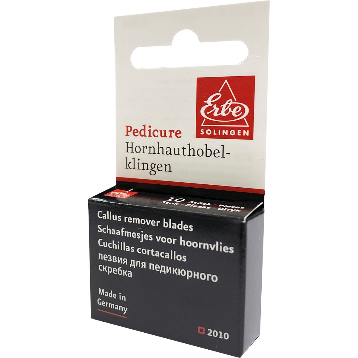 Erbe solingen callus blades 10 pcs. (refill) (erbe2010)