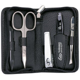 Erbe solingen 5-piece manicure case black (erbe9020)
