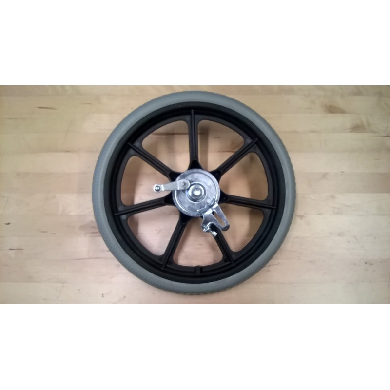 Tire esla complete front wheel 16 solid