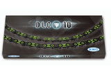 KMC DLC 10 116 Green-Chain de vélo noir