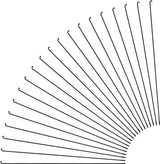 Sapim Leader J-bend spokes + nipples - 20 pieces